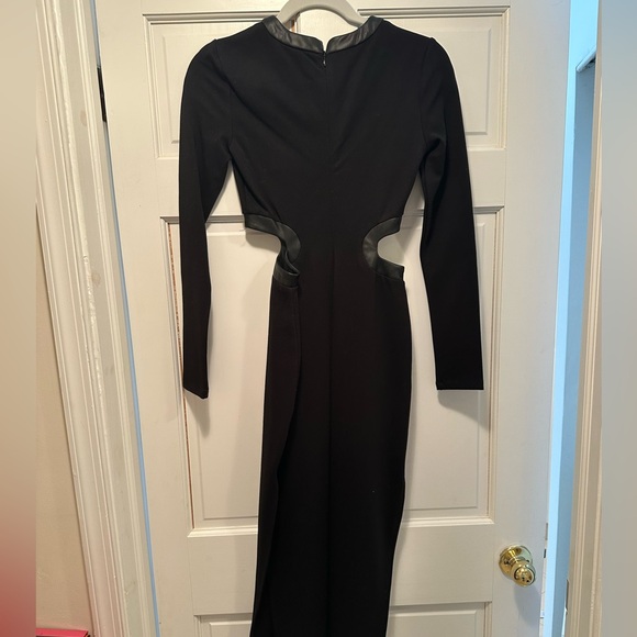 STAUD Black Long Sleeve Dolce Dress - Picture 3 of 4